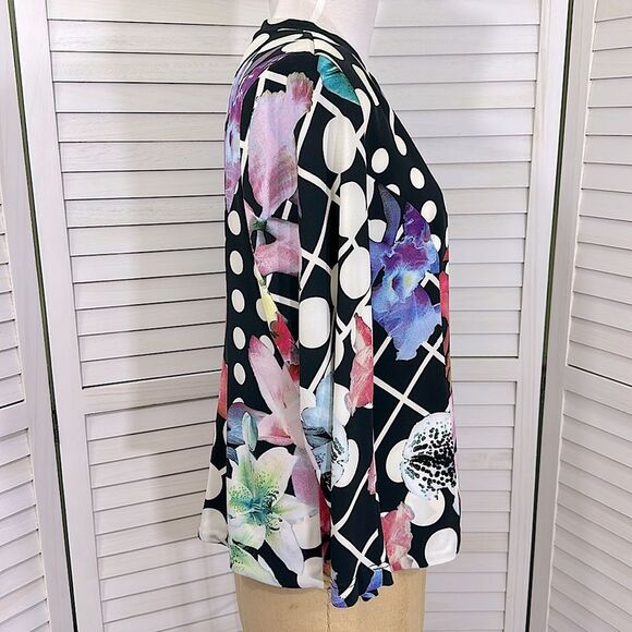 Georgede Paris Floral Polka Dot Women's Jacket Size 18 - Picture 7 of 9